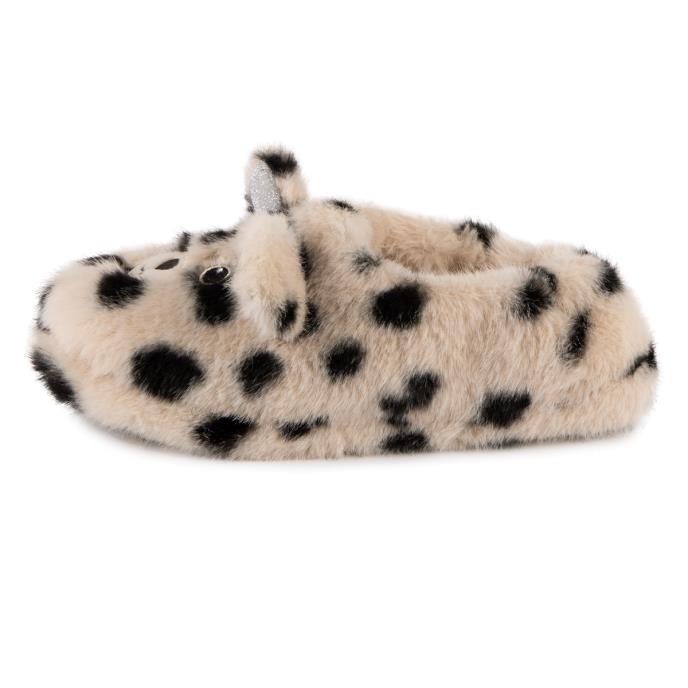 totes toasties&#174; Ladies Novelty Faux Fur Slippers Dalmatian