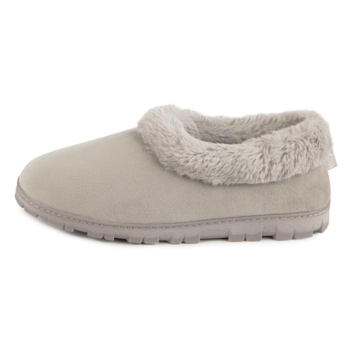 totes toasties&#174; Ladies Microsuede Shoot Slippers Grey