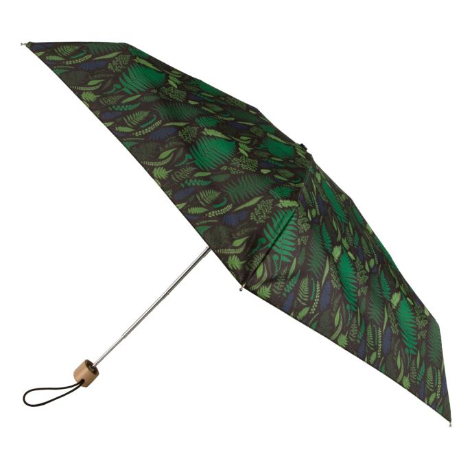 totes ECO-BRELLA&#174; Compact Flat Fern Print Umbrella (5 Section)