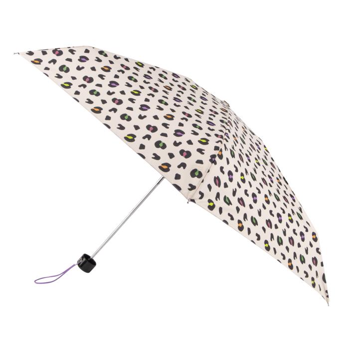 totes ECO-BRELLA&#174; Compact Round Bright Animal Print Umbrella (5 Section)