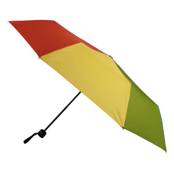 totes UV ECO-BRELLA&#174; Supermini Multi Gore Rainbow Print Umbrella (3 Section)