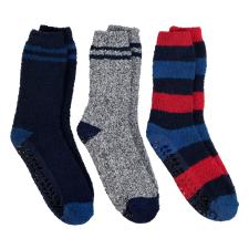 totes toasties&#174; Mens Super Soft Cosy Socks (Triple Pack) Navy Mix