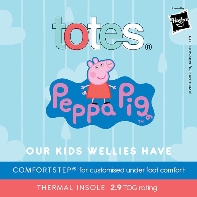 Rain boots peppa pig best sale