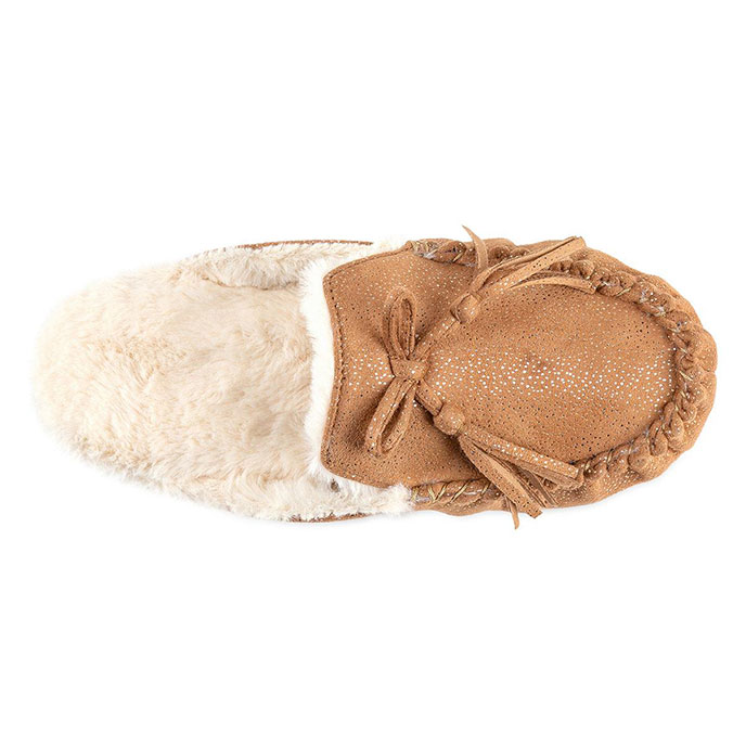 backless moccasin slippers