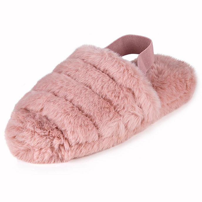 pink fluffy stilettos