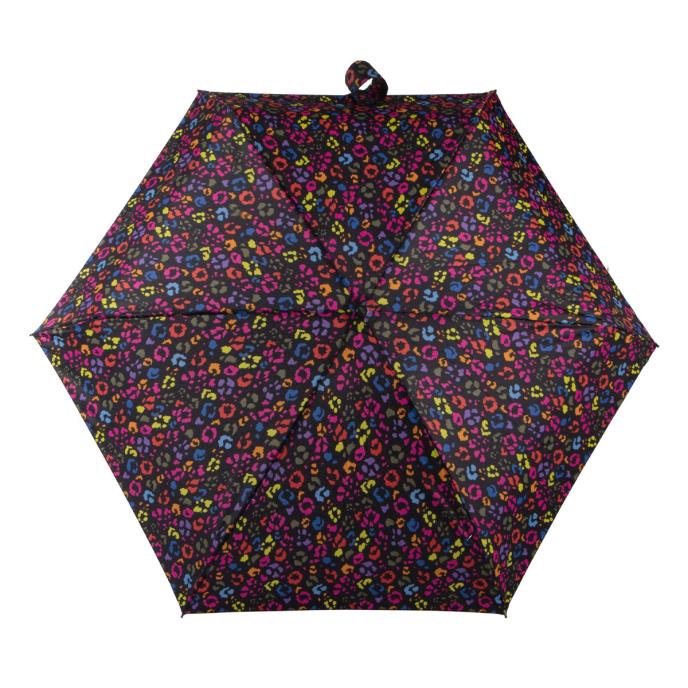 totes ECO XTRA STRONG Mini Multicolour Panther Print Umbrella (5 