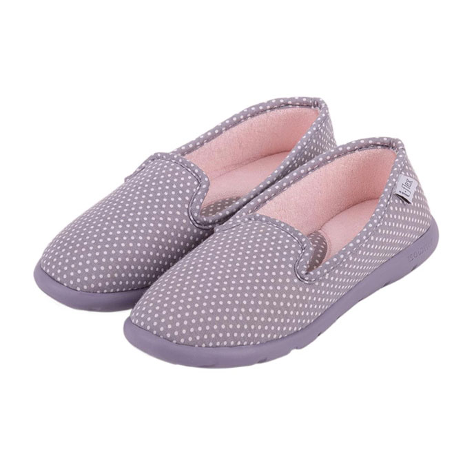 totes Ladies Icons Cloud Textured Fur EVA Slipper