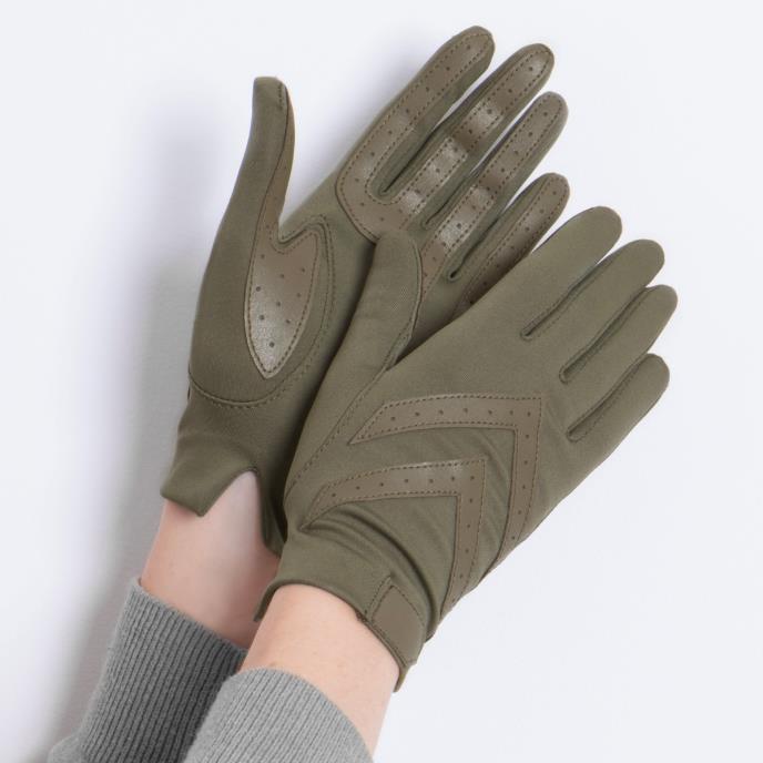 Isotoner® Ladies Original Stretch Glove with SmarTouch®  Olive