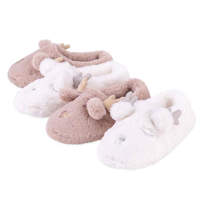 totes reindeer slippers