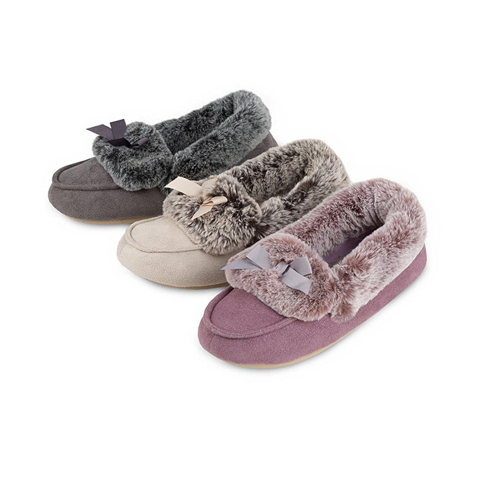 totes moccasin slippers womens