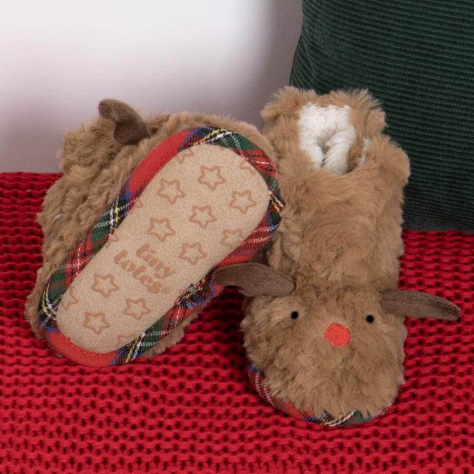 totes toasties® Toddler Booties Brown