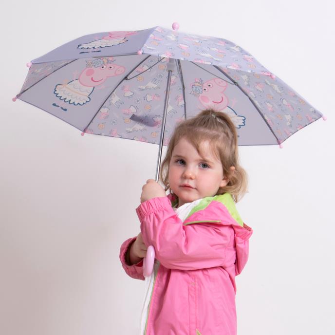 totes® Peppa Pig™ Kids Ballerina Walker Umbrella 