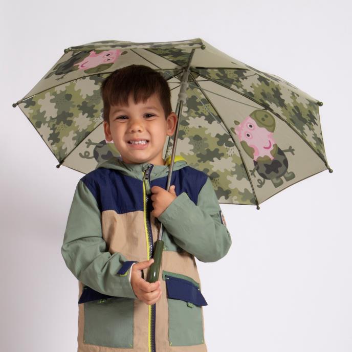 totes® Peppa Pig™ Kids George Pig Camo Walker Umbrella 