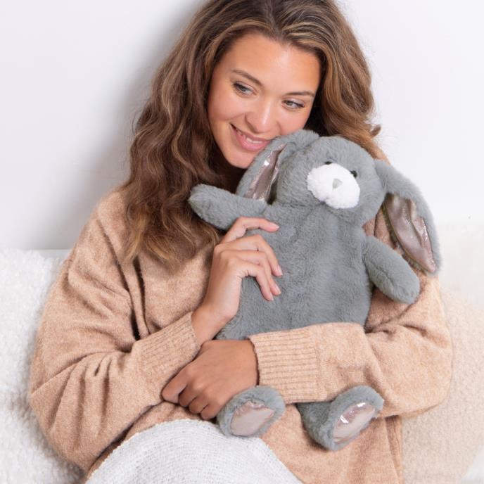 totes toasties Ladies Novelty Hot Water Bottle Bunny