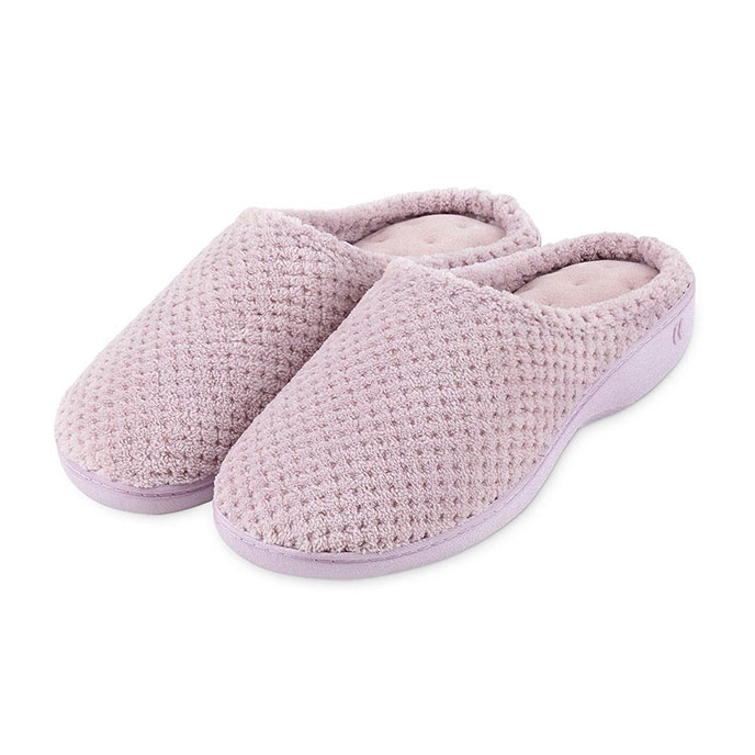 Isotoner Ladies Popcorn Terry Mule Slippers | totes ISOTONER