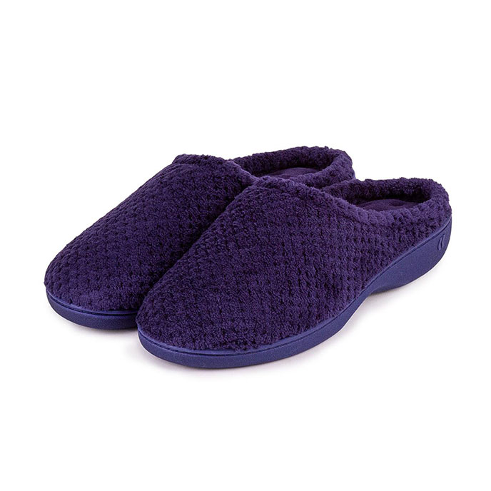 Isotoner Ladies Popcorn Terry Mule Slippers | totes ISOTONER