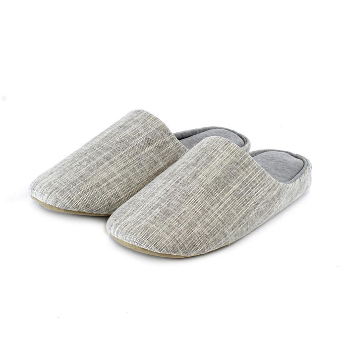 mens grey mule slippers