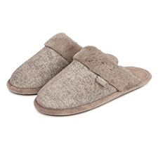 threads by totes novelty mule slipper