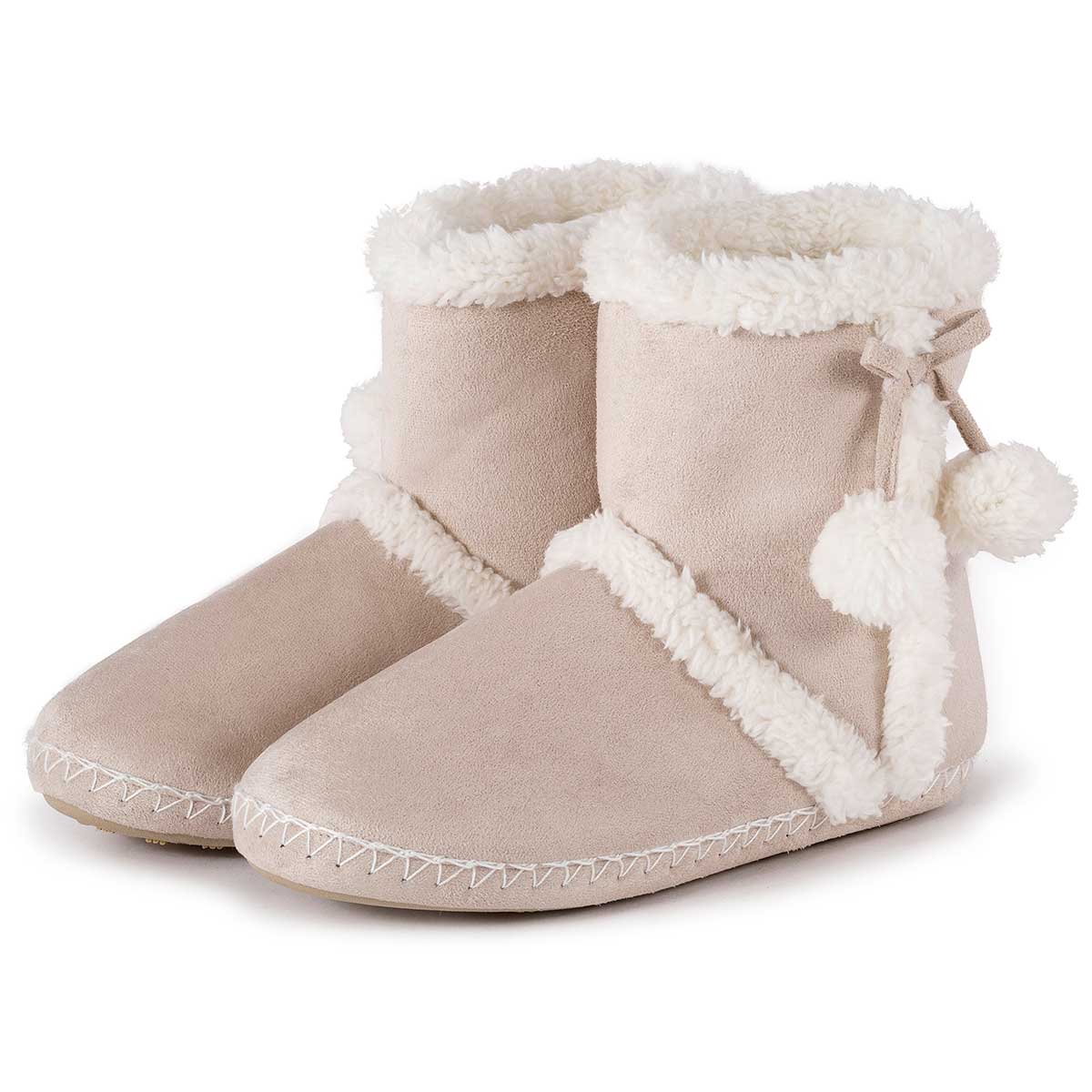 totes Ladies Suedette Bootie Slippers | totes ISOTONER