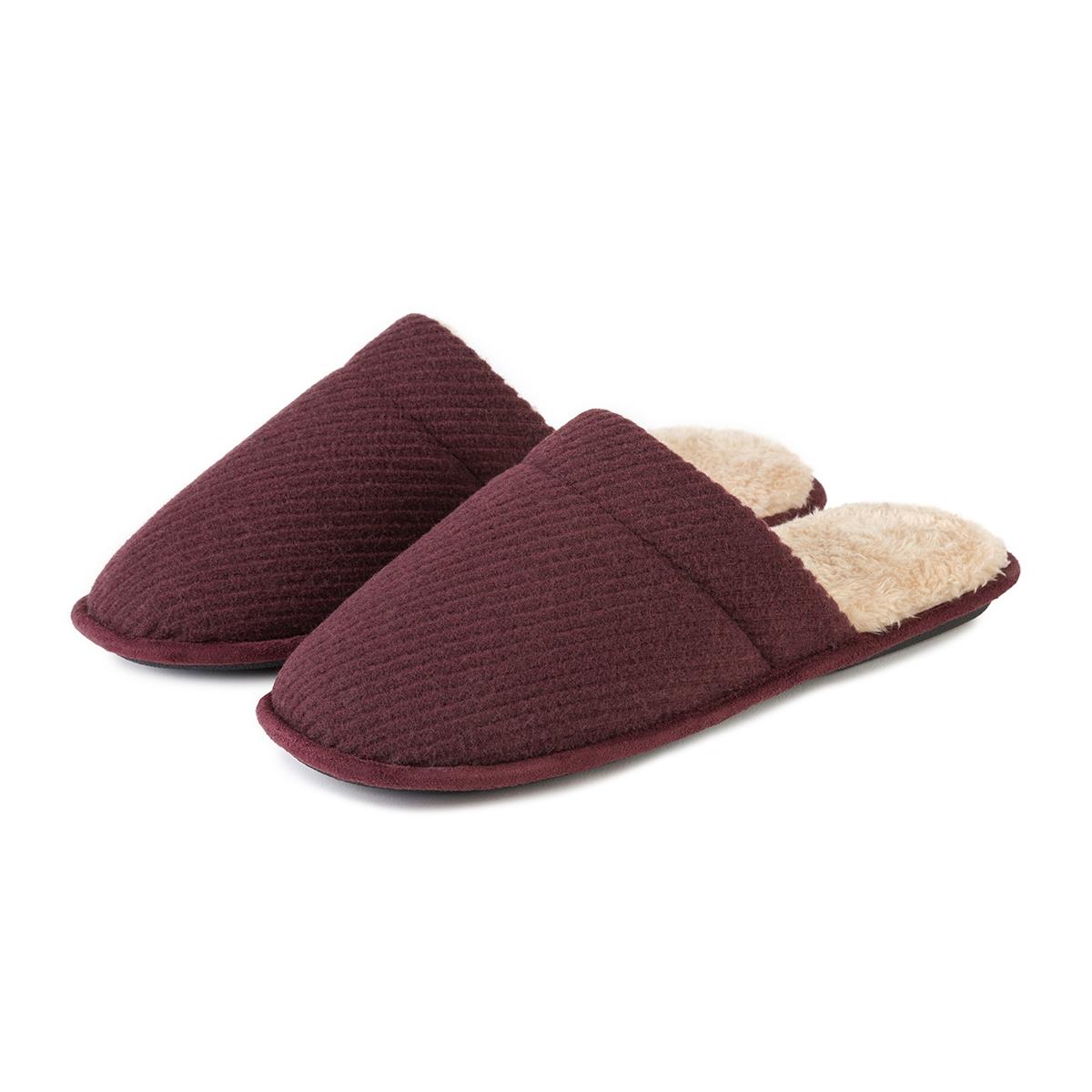 totes Mens Textured Mule Slippers | totes ISOTONER